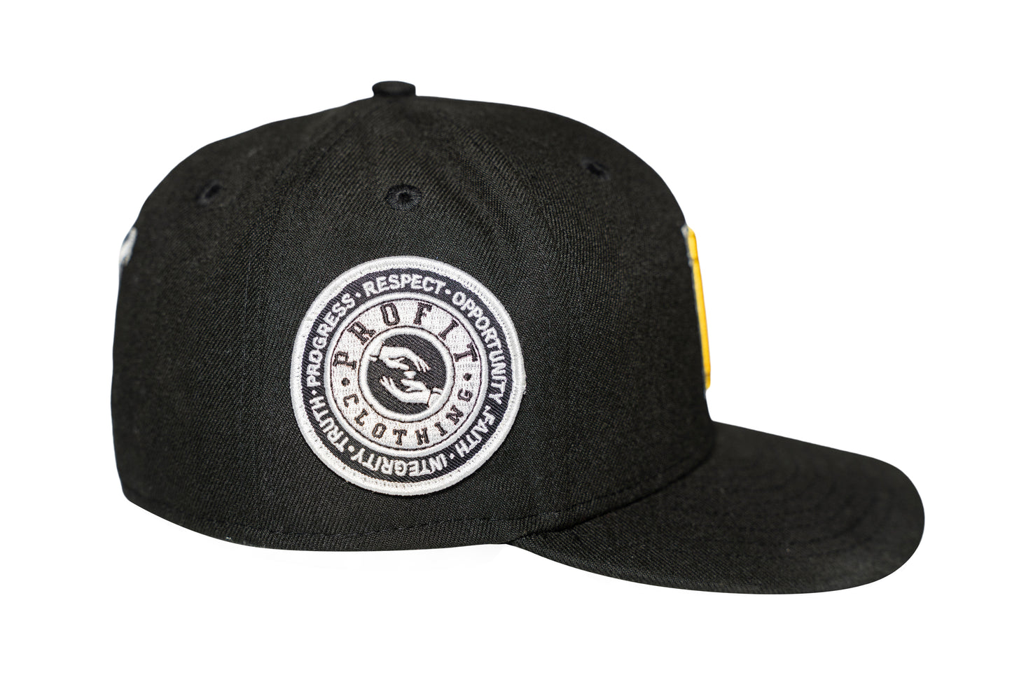 "PROFIT" Fitted Hat Black